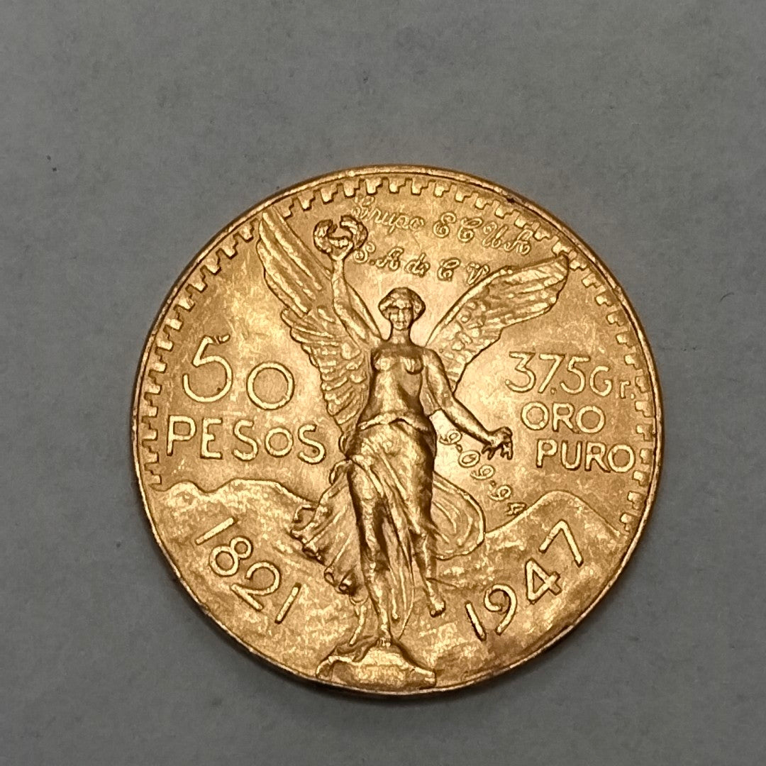 K1 41.6 GRMS 21 K IDENTIFICACIÓN MONEDA NOMINATIVA MONEDAS PESOS 50 PESOS (SEMINUEVO)