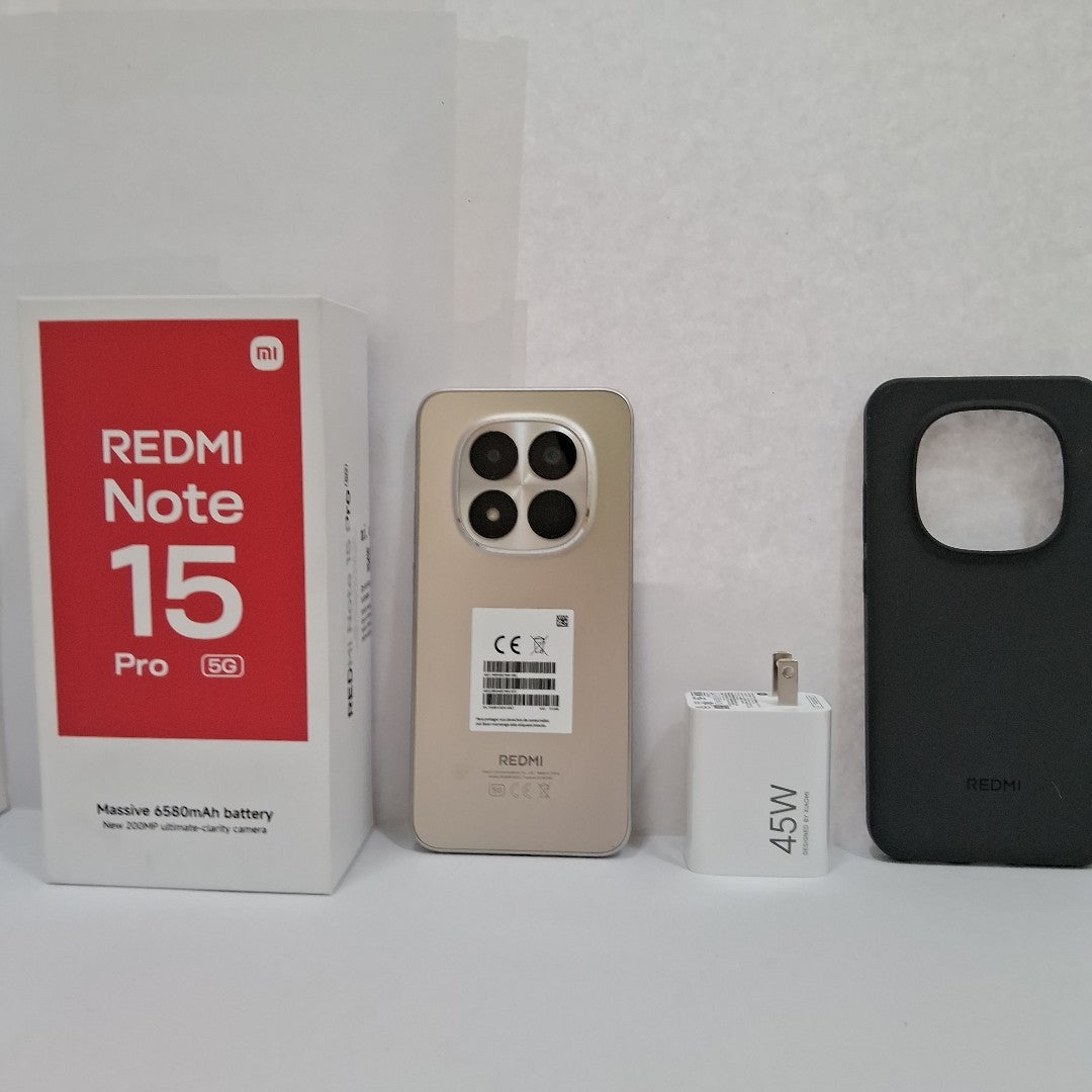 CELULAR XIAOMI REDMI NOTE 15 PRO 5G 25080RABDG (2026) 512 GB 8 GB RAM (SEMINUEVO)