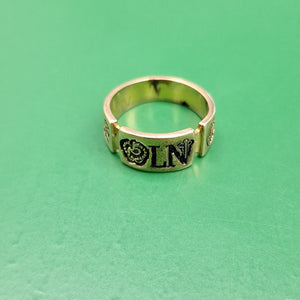 ANILLO CONMEMORATIVO ORO 14 K 5,20 GRMS (SEMINUEVO)