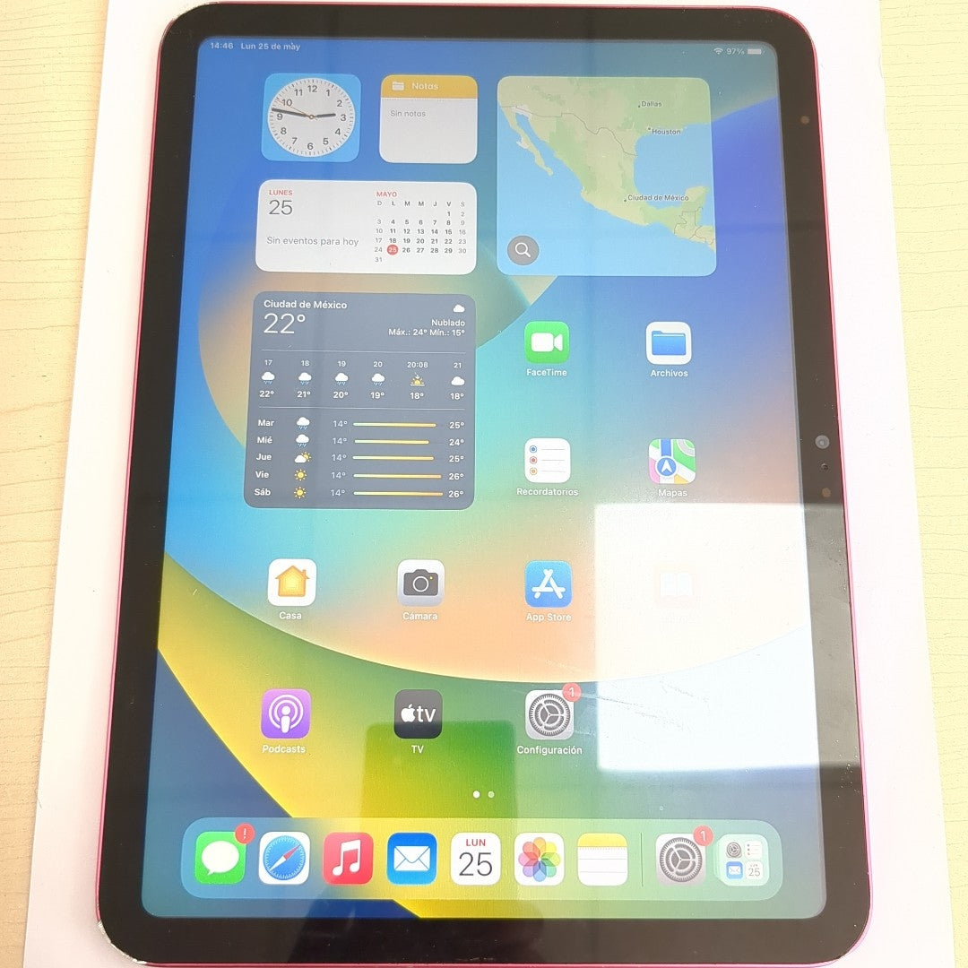 TABLETA APPLE IPAD 10 A2696 256 GB 4 GB RAM (SEMINUEVO)