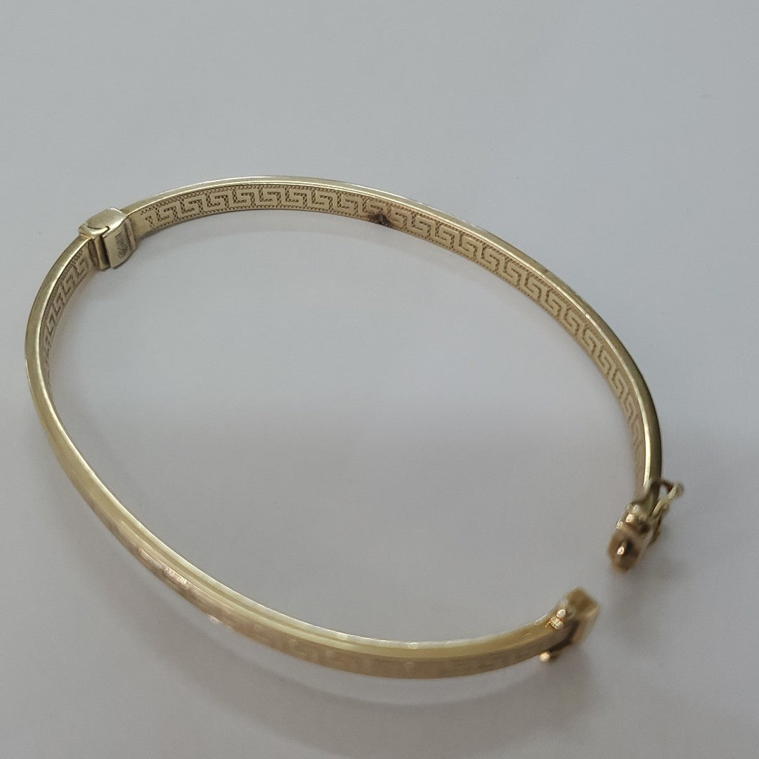 PULSERA RIGIDA ORO 10 K 5.7 GRMS (SEMINUEVO)