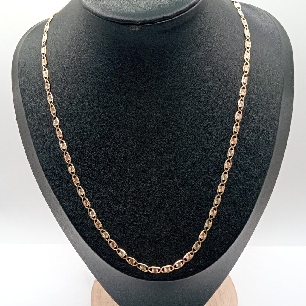CADENA ORO COMBINADO 10 K 6,50 GRMS (SEMINUEVO)