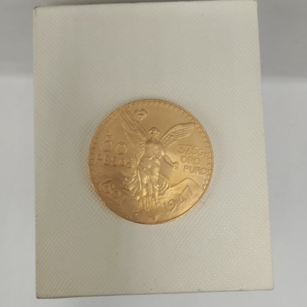 K1 41.6 GRMS 21 K IDENTIFICACIÓN MONEDA NOMINATIVA MONEDAS PESOS 50 PESOS (SEMINUEVO)