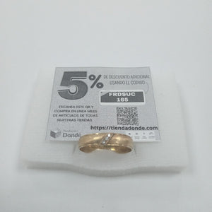 ARGOLLA ORO 10 K 1.8 GRMS (SEMINUEVO)