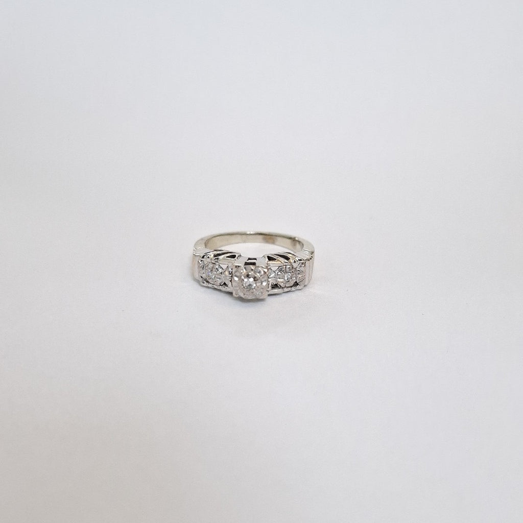 ANILLITO ORO BLANCO 18 K 4,60 GRMS (SEMINUEVO)