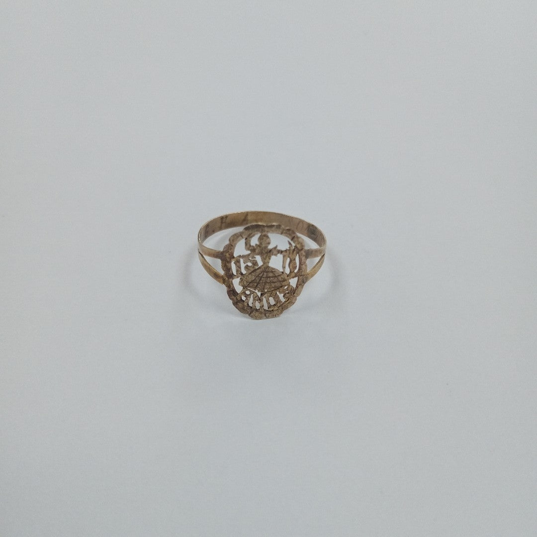 ANILLO ORO 10 K 1,50 GRMS (SEMINUEVO)