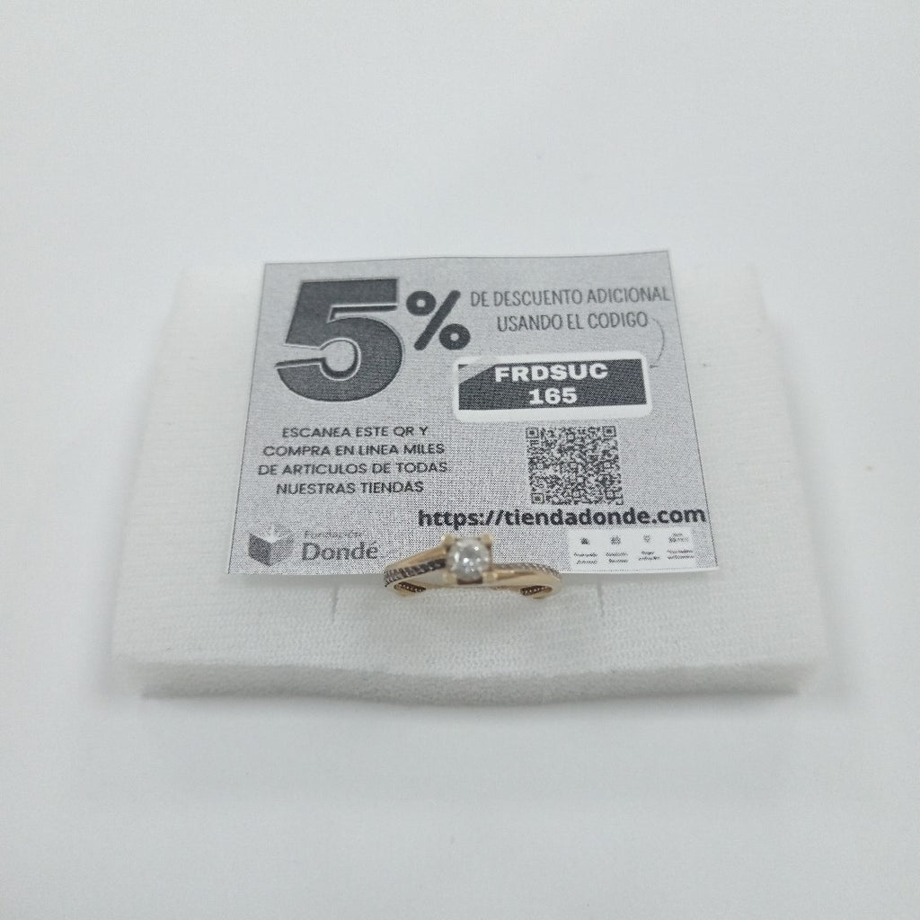 SOLITARIO ORO 14 K 2 GRMS (SEMINUEVO)