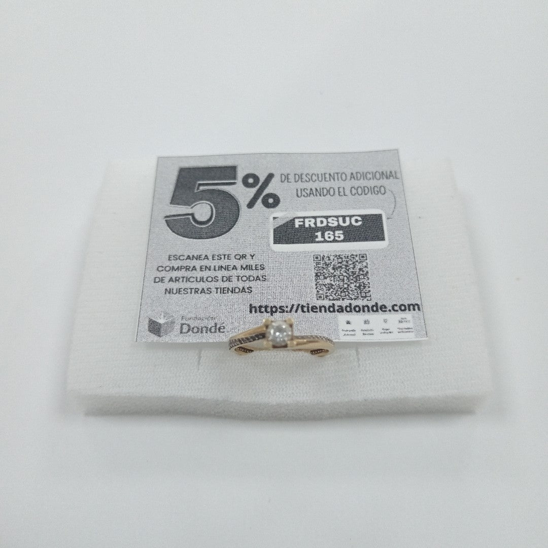 SOLITARIO ORO 14 K 2 GRMS (SEMINUEVO)