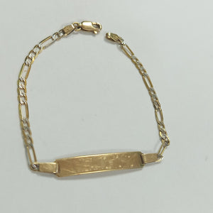 ESCLAVA ORO, RODIADO 10 K 3.6 GRMS (SEMINUEVO)