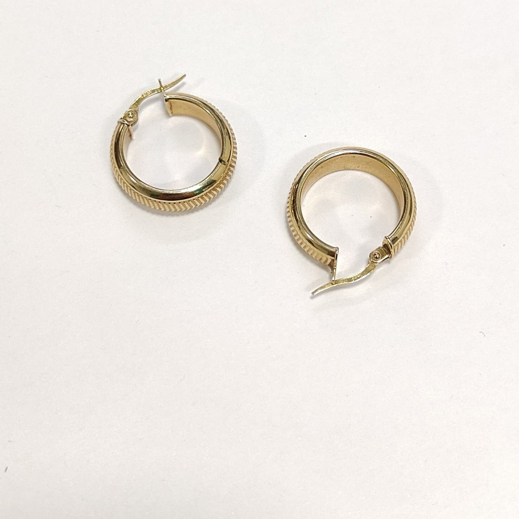 ARRACADAS PAR ORO 14 K 2.9 GRMS (SEMINUEVO)