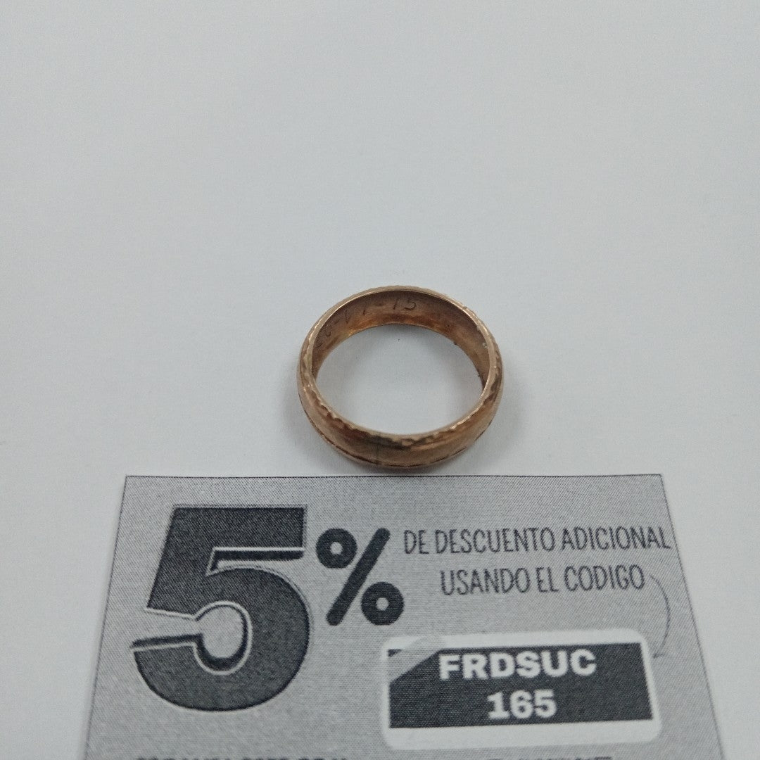 ARGOLLA ORO 10 K 3.3 GRMS (SEMINUEVO)