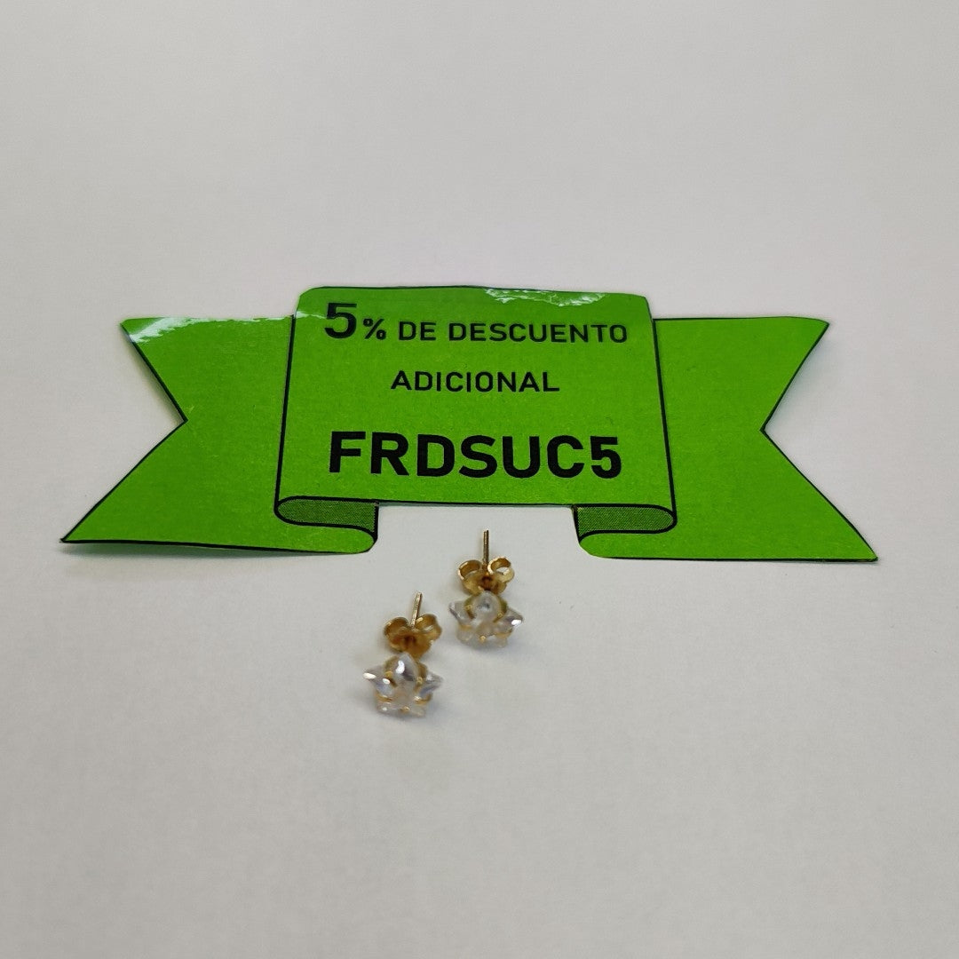 BROQUELES PAR ORO 10 K 1.1 GRMS (SEMINUEVO)