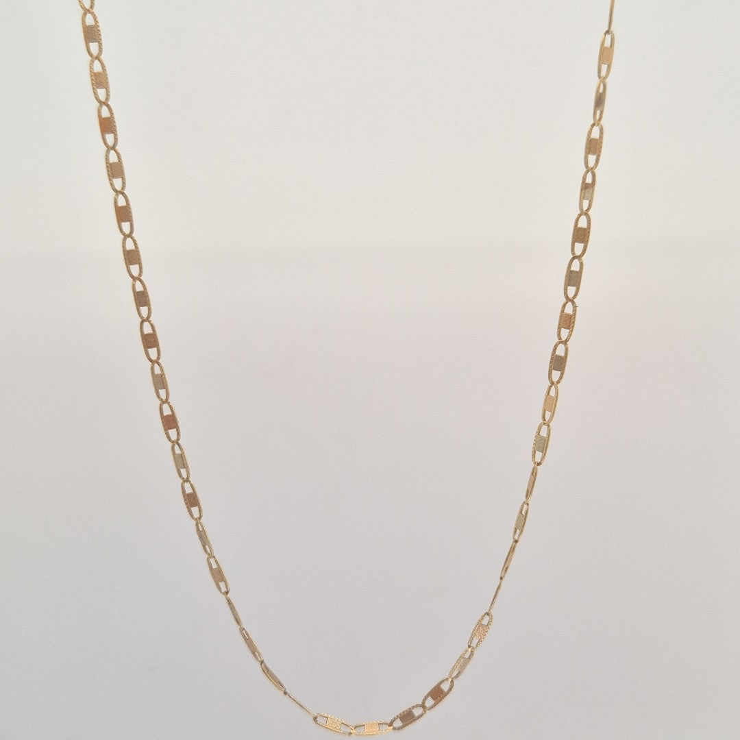 CADENA ORO COMBINADO 8 K 5.6 GRMS (SEMINUEVO)
