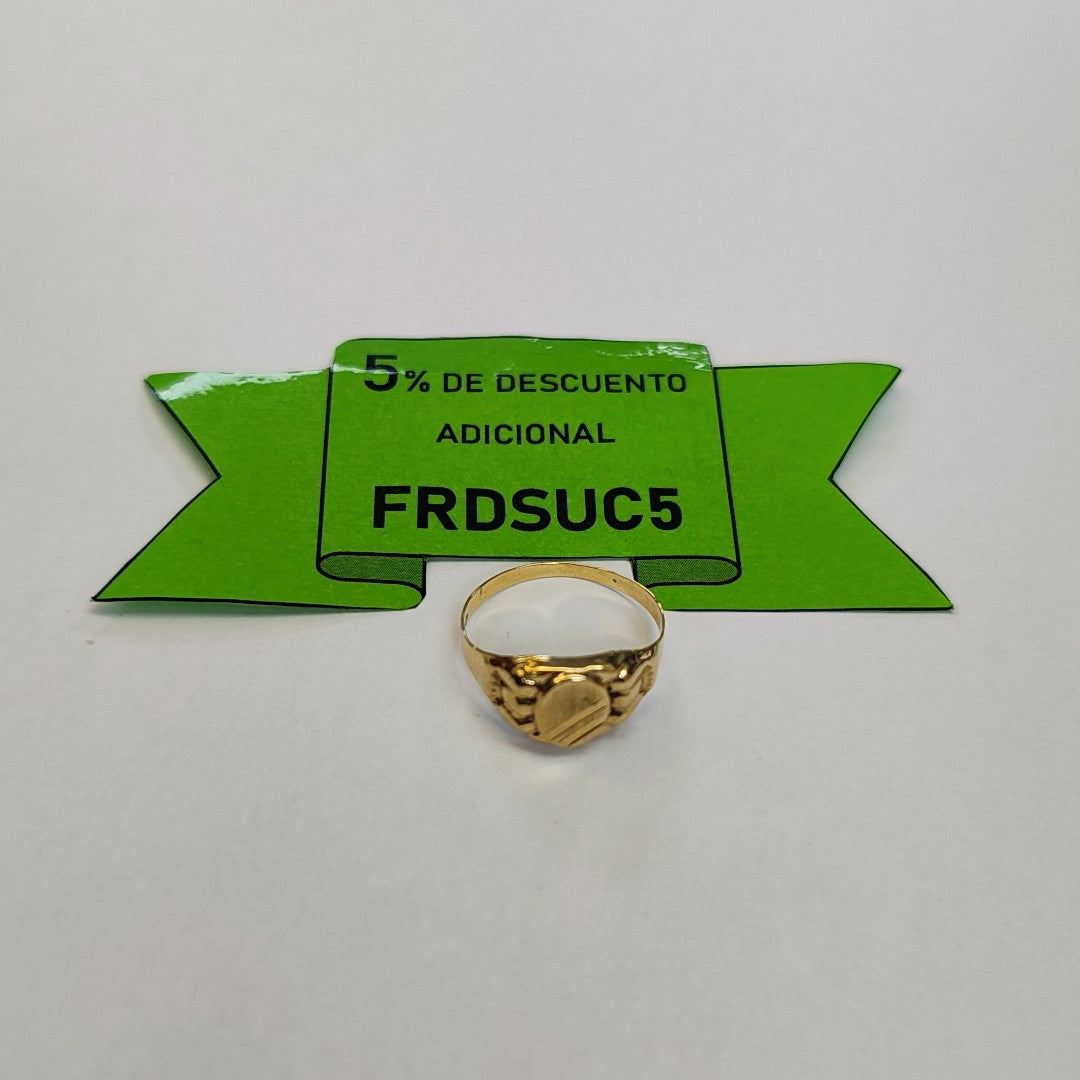 ANILLO ORO 18 K 1,30 GRMS (SEMINUEVO)