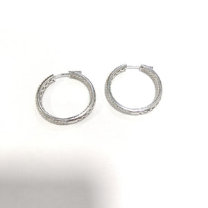 ARRACADAS PAR ORO, ORO BLANCO 18 K 12.7 GRMS (SEMINUEVO)
