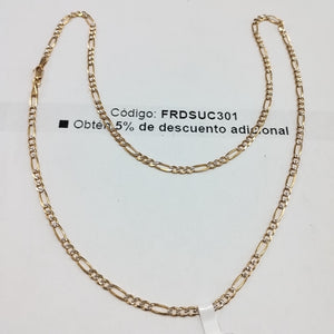 CADENA TEJIDO 3X1 8.5G 55 CM (NUEVO)