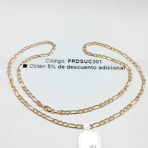 CADENA TEJIDO 3X1 8.5G 55 CM (NUEVO)