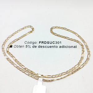 CADENA TEJIDO 3X1 8.5G 55 CM (NUEVO)