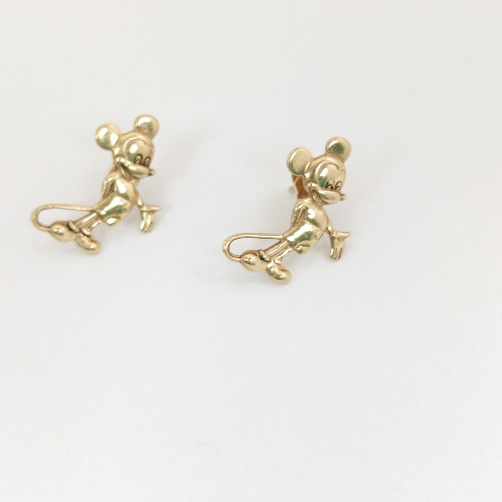 BROQUELES PAR ORO 14 K 2.7 GRMS (SEMINUEVO)