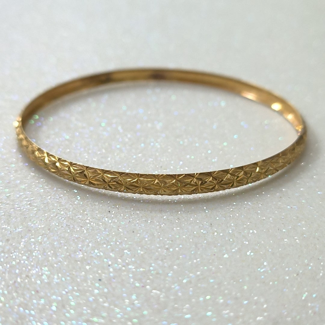 PULSERA RIGIDA ORO 10 K 4,50 GRMS (SEMINUEVO)