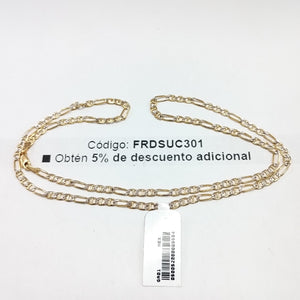 CADENA TEJIDO 3X1 8.6G 55 CM (NUEVO)