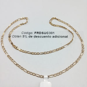CADENA TEJIDO 3X1 8.5G 55 CM (NUEVO)