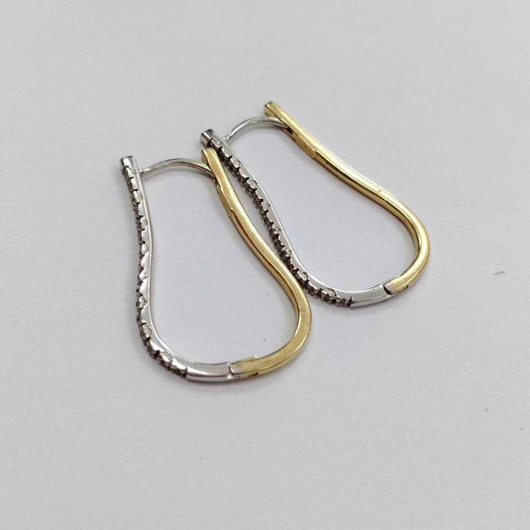 ARRACADAS PAR ORO 14 K 5.6 GRMS (SEMINUEVO)