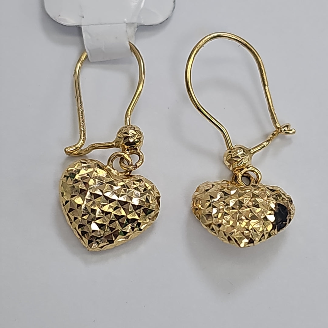 ARRACADAS PAR ORO 14 K 1,50 GRMS (SEMINUEVO)