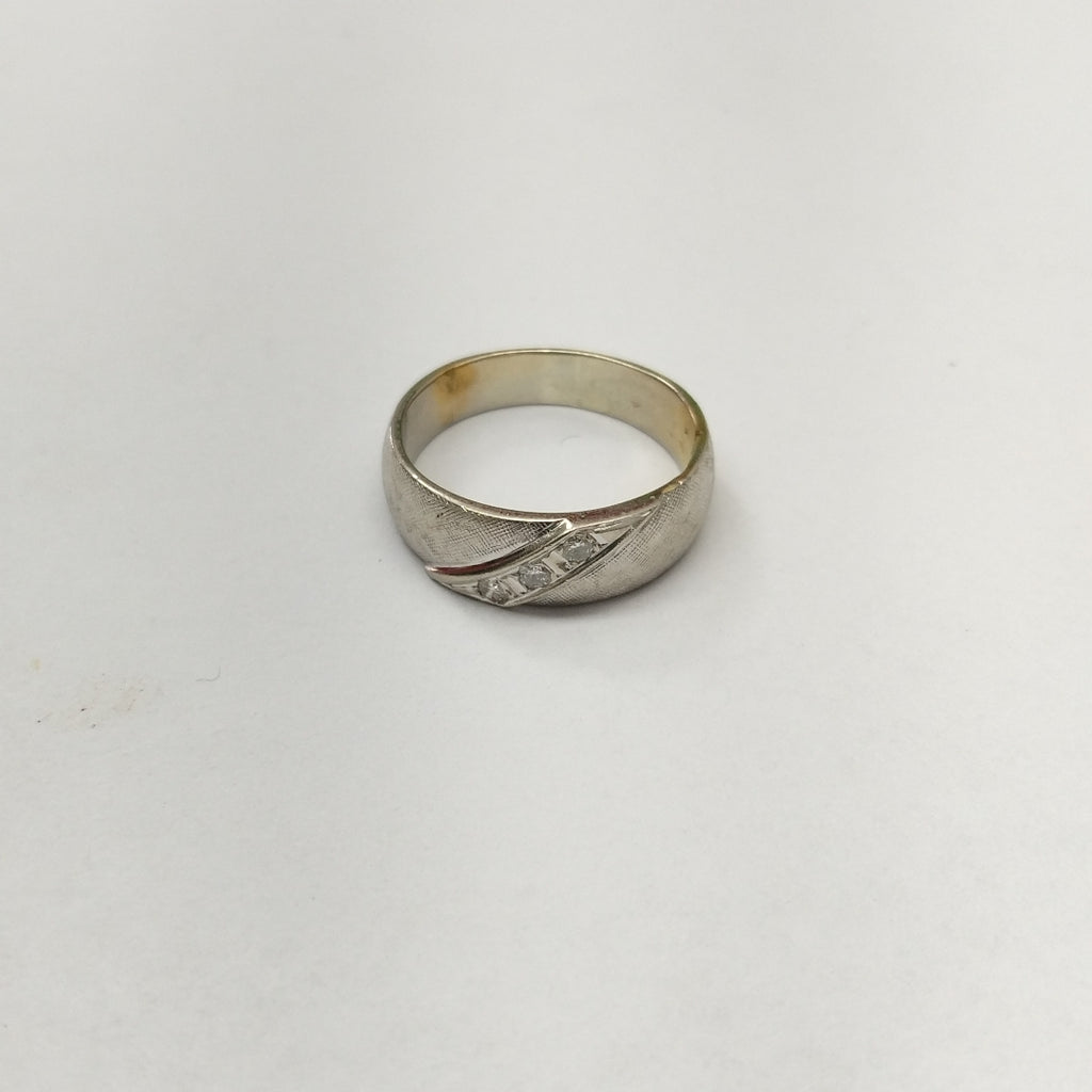 ARGOLLA ORO, ORO BLANCO 14 K 4.8 GRMS (SEMINUEVO)