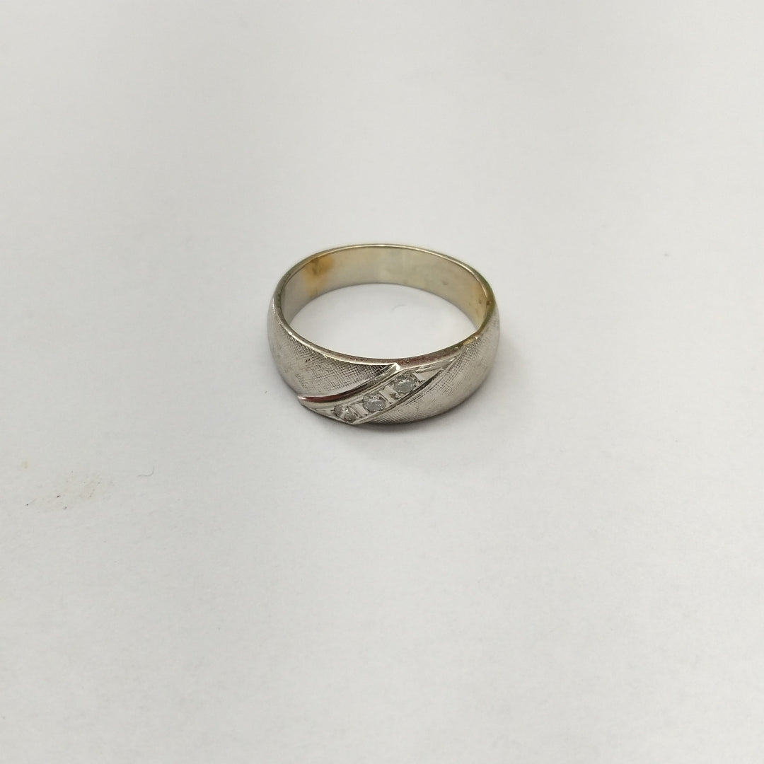 ARGOLLA ORO, ORO BLANCO 14 K 4.8 GRMS (SEMINUEVO)
