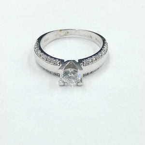 ANILLITO ORO BLANCO 14 K 2.7 GRMS (SEMINUEVO)