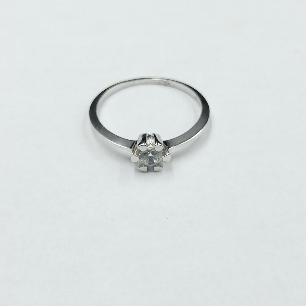 ANILLITO ORO BLANCO 14 K 1.4 GRMS (SEMINUEVO)