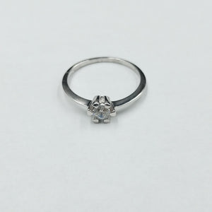 ANILLITO ORO BLANCO 14 K 1.3 GRMS (SEMINUEVO)