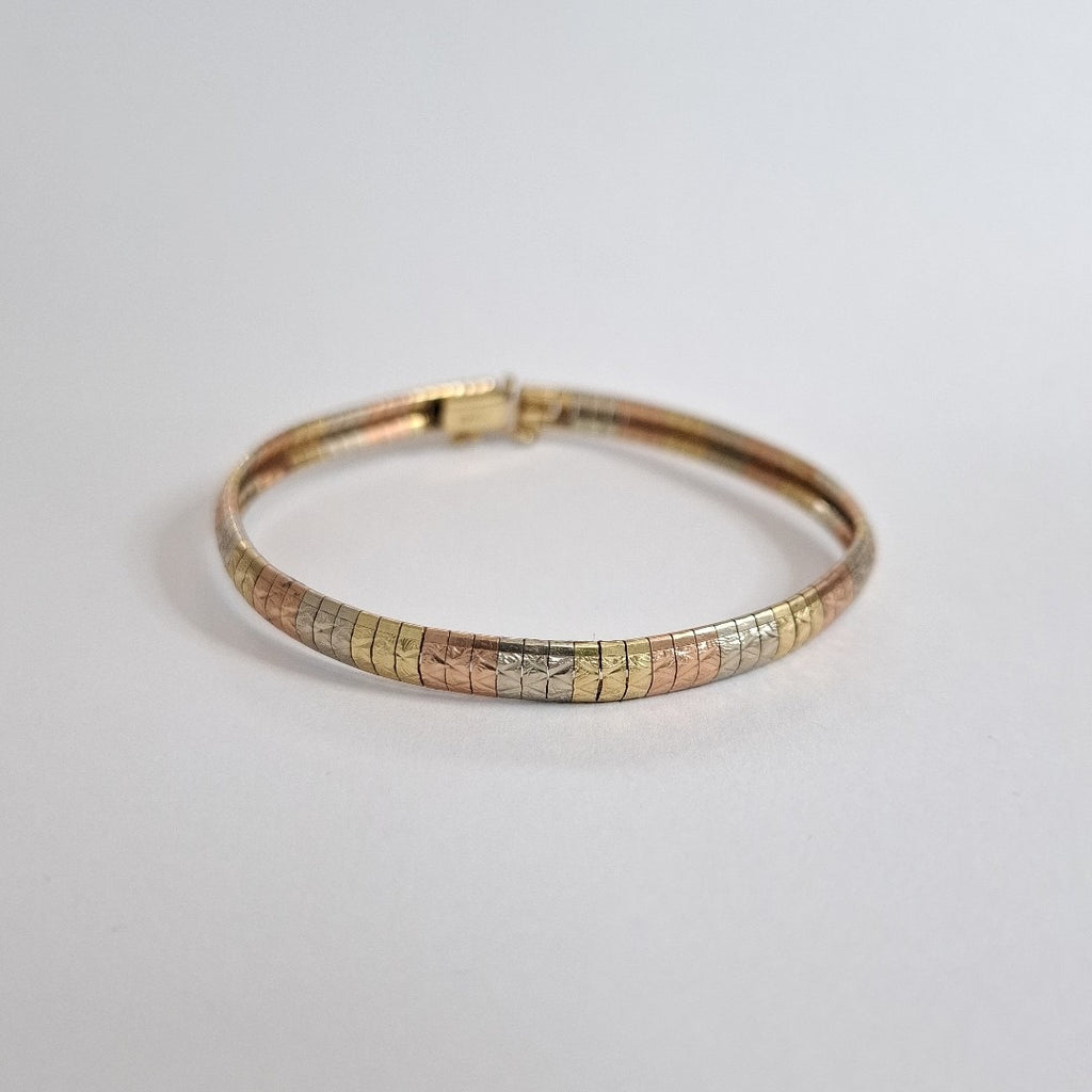 PULSERA ORO,ORO COMBINADO 14 K 12,60 GRMS (SEMINUEVO)