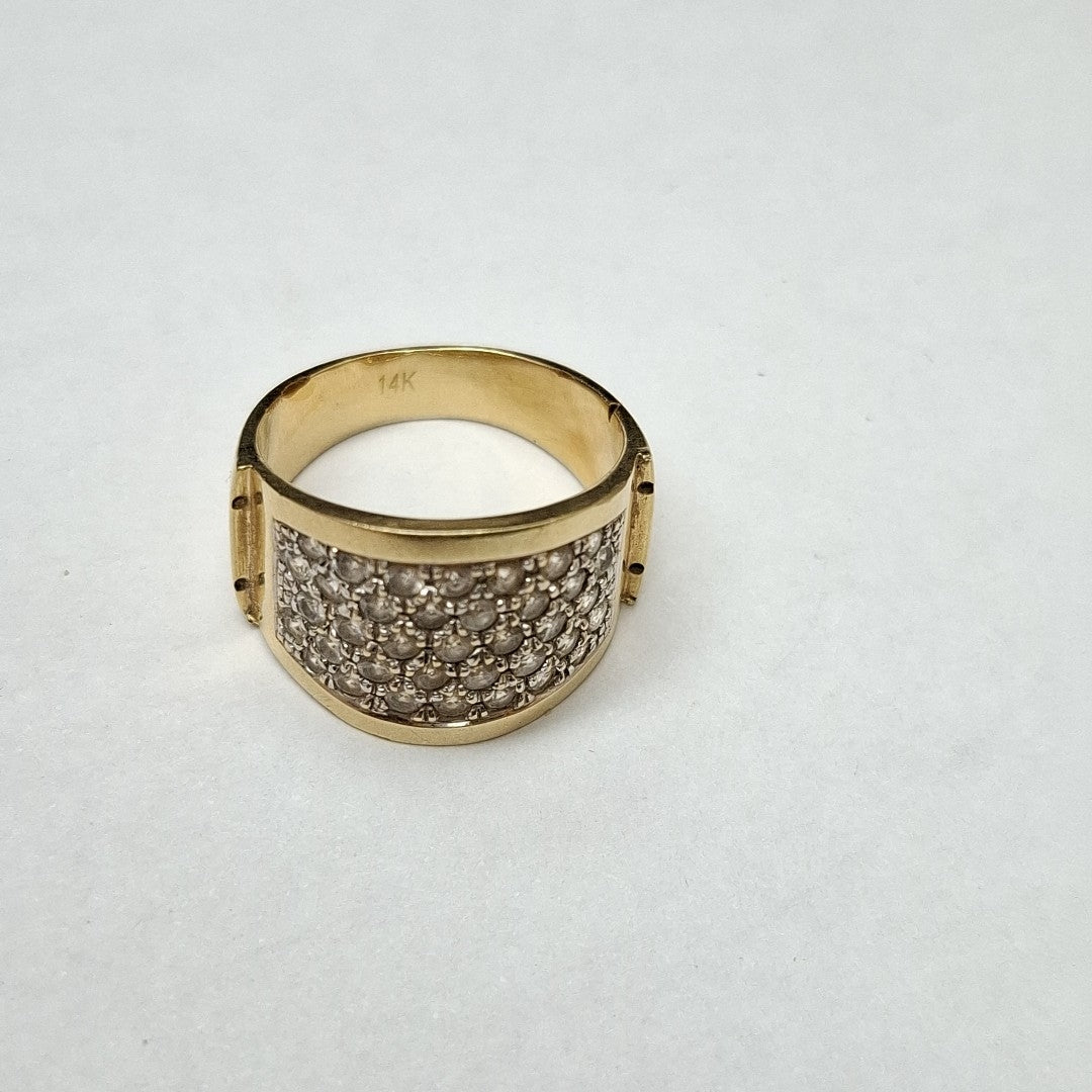 ANILLO ORO 14 K 8 GRMS (SEMINUEVO)