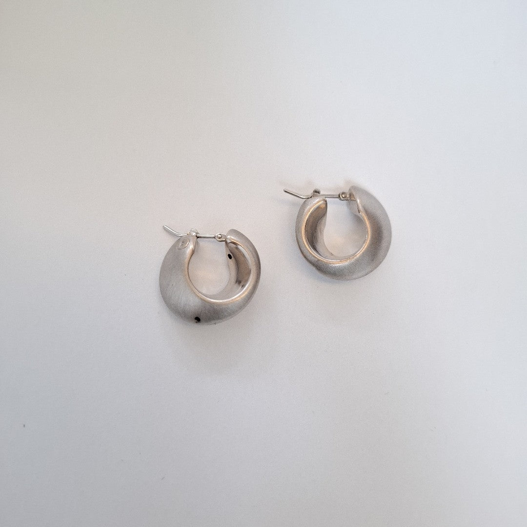 ARRACADAS PAR ORO BLANCO 14 K 5,30 GRMS (SEMINUEVO)