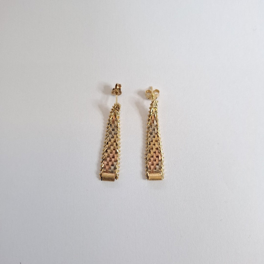 BROQUELES PAR ORO 14 K 4,30 GRMS (SEMINUEVO)