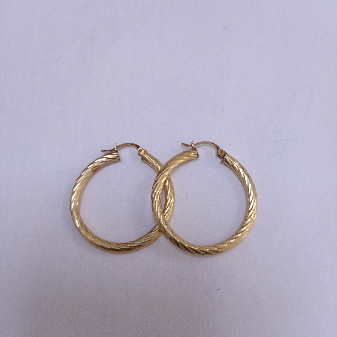 ARRACADAS PAR ORO 14 K 3 GRMS (SEMINUEVO)