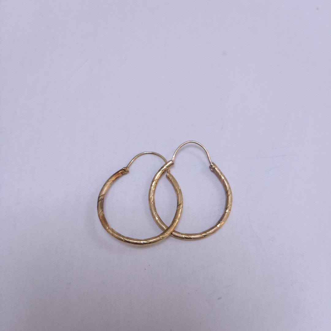 ARRACADAS PAR ORO 14 K 2.5 GRMS (SEMINUEVO)