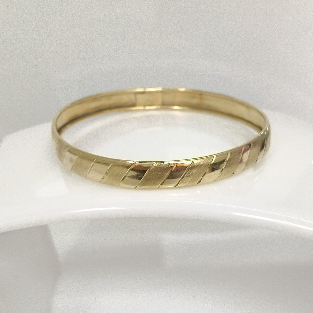PULSERA RIGIDA ORO 14 K 9 GRMS (SEMINUEVO)