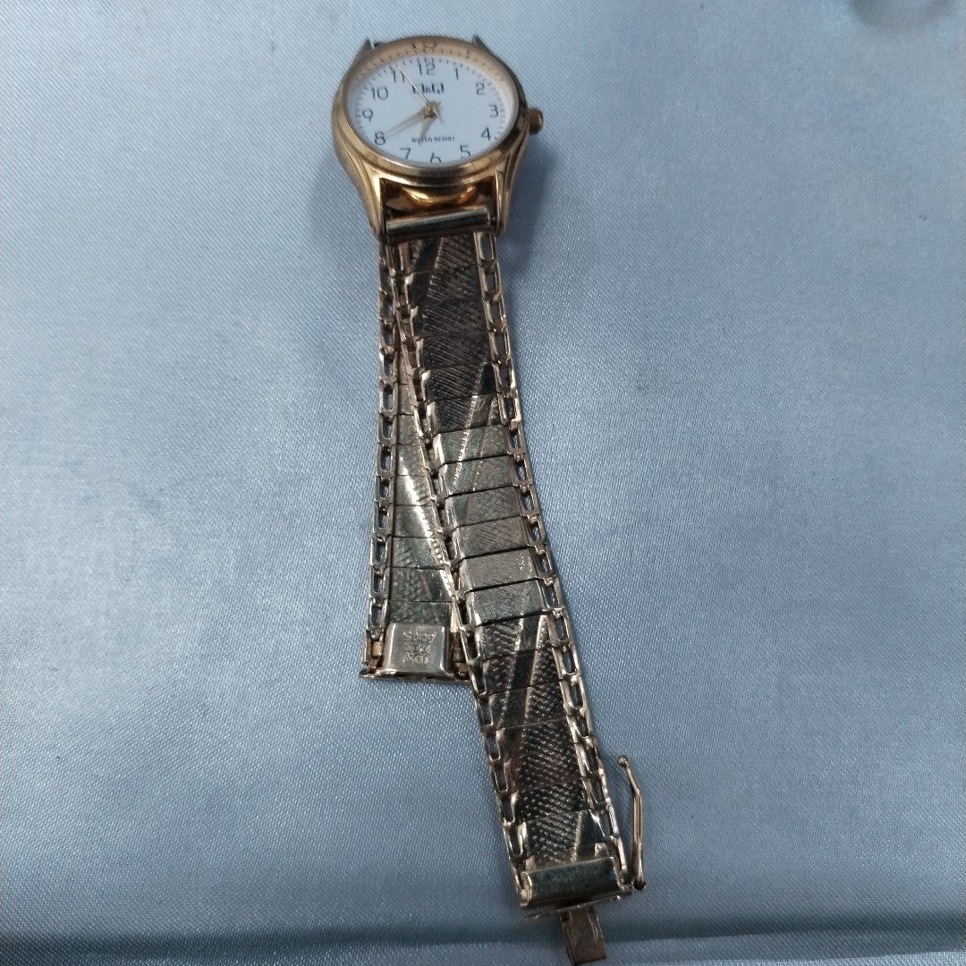 RELOJ CAJA ACERO PULSO ORO ORO 10 K 20.6 GRMS (SEMINUEVO)