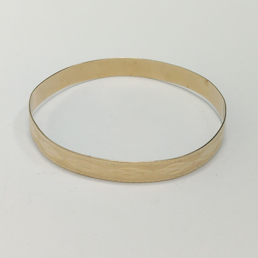 PULSERA RIGIDA ORO 10 K 9,40 GRMS (SEMINUEVO)