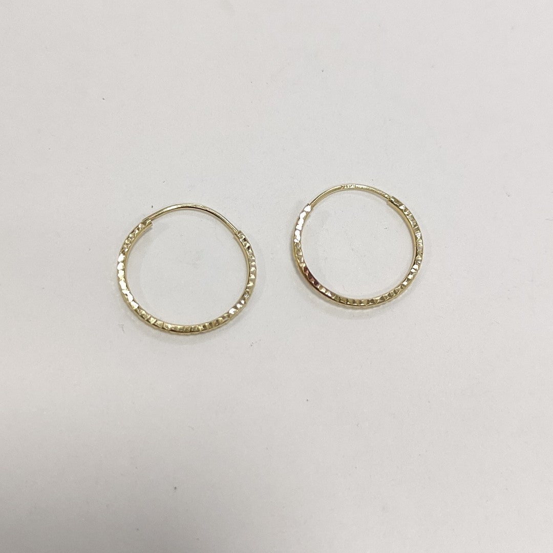 ARRACADAS PAR ORO 14 K 0.9 GRMS (SEMINUEVO)