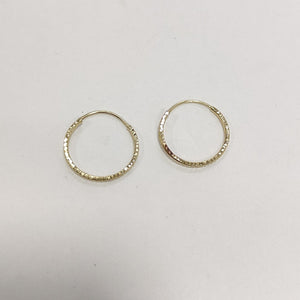 ARRACADAS PAR ORO 14 K 0.9 GRMS (SEMINUEVO)