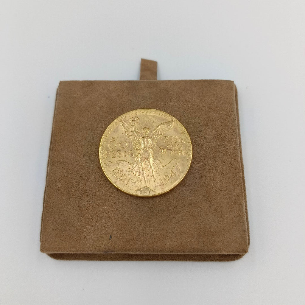 K1 41.6 GRMS 21 K IDENTIFICACIÓN MONEDA NOMINATIVA MONEDAS PESOS 50 PES (SEMINUEVO)