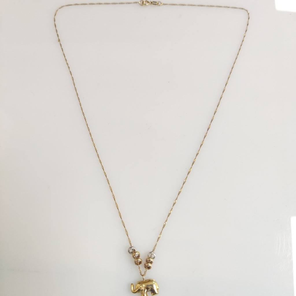 CADENA ORO COMBINADO 14 K 1,40 GRMS (SEMINUEVO)