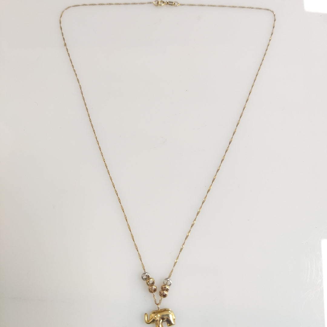 CADENA ORO COMBINADO 14 K 1,40 GRMS (SEMINUEVO)