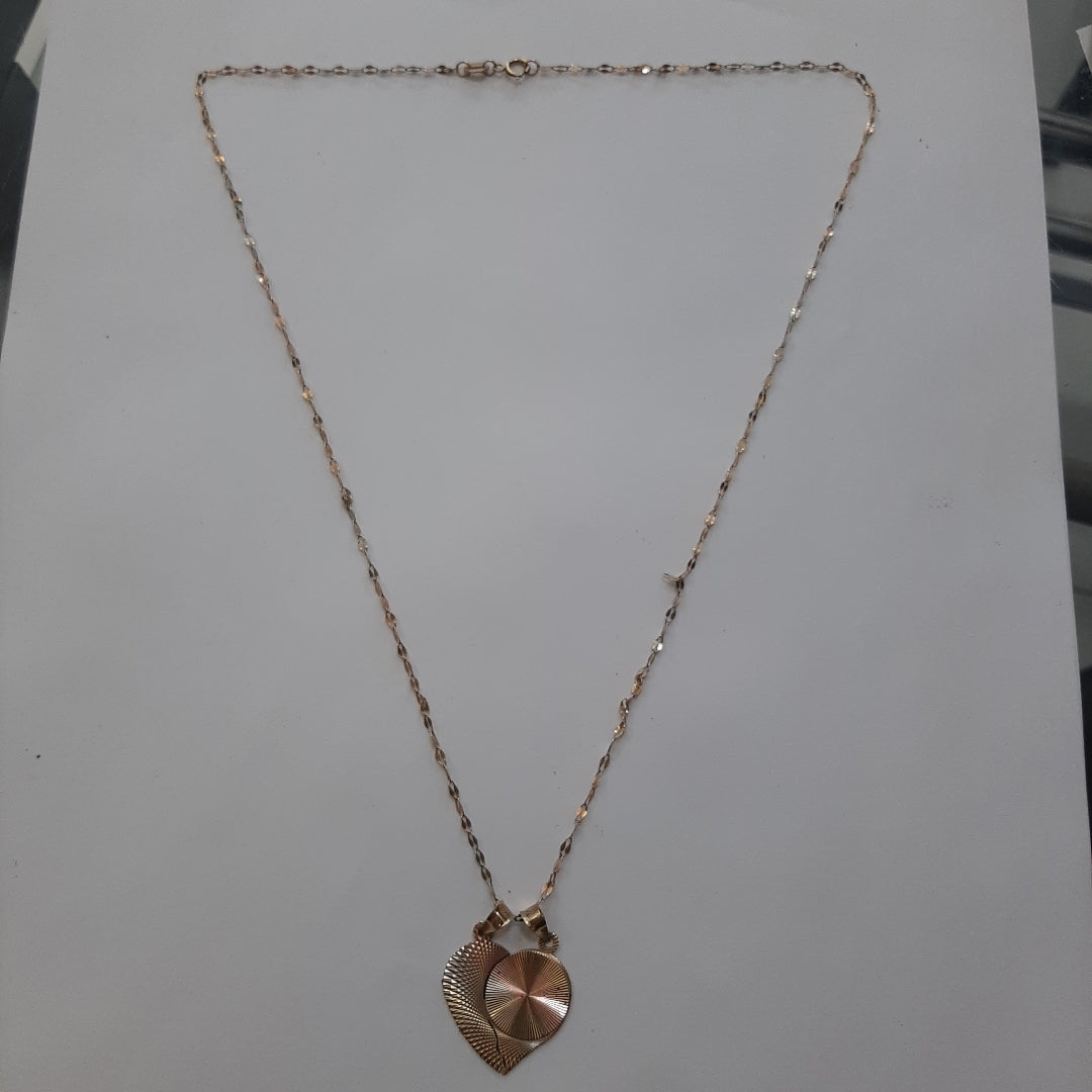 CADENA, DIJE ORO 10 K 2.9 GRMS (SEMINUEVO)