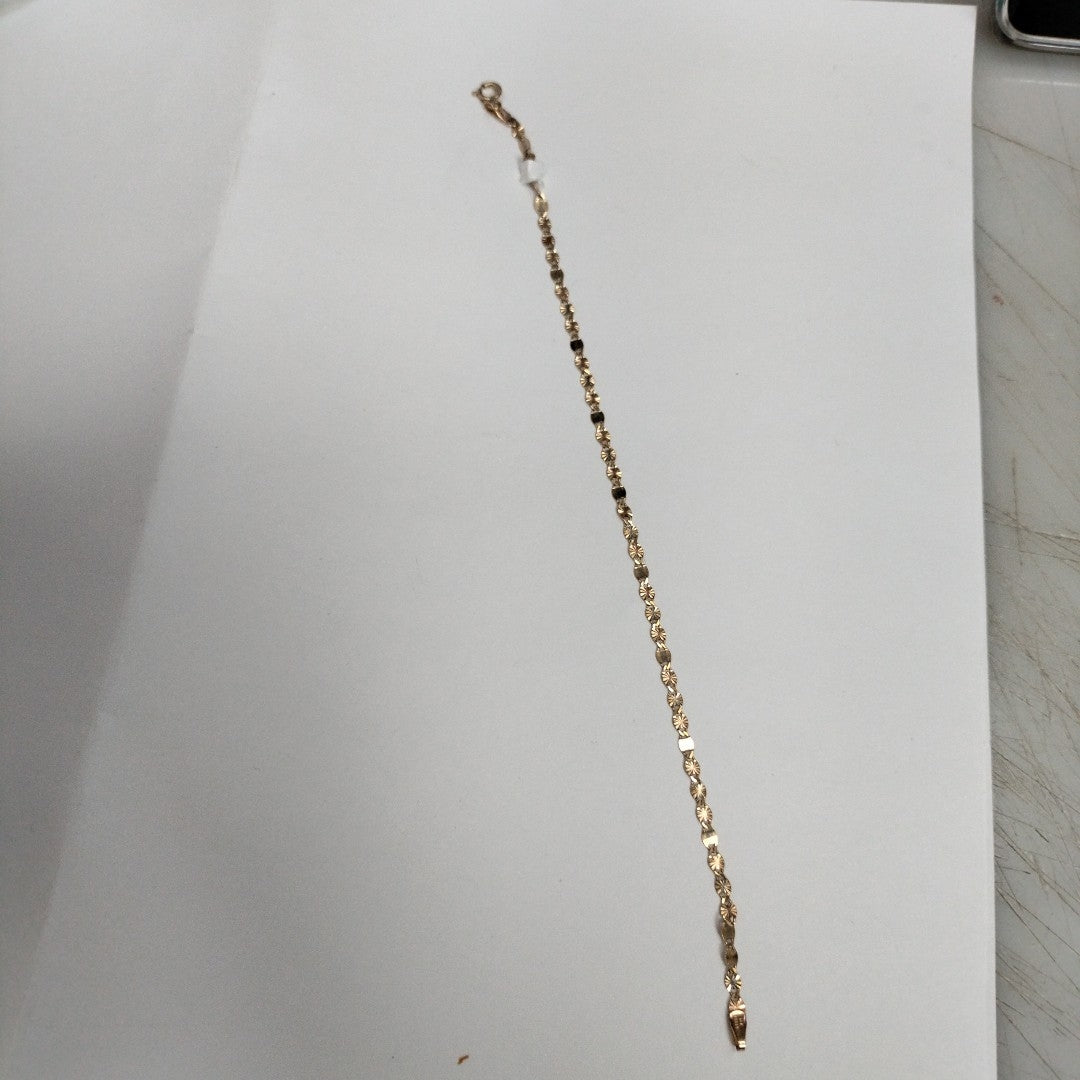 PULSERA ORO 14 K 1.1 GRMS (SEMINUEVO)