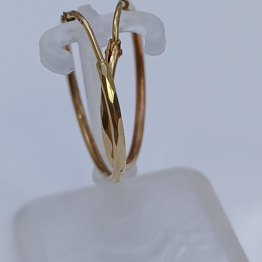ARRACADAS PAR ORO 10 K 1.2 GRMS (SEMINUEVO)